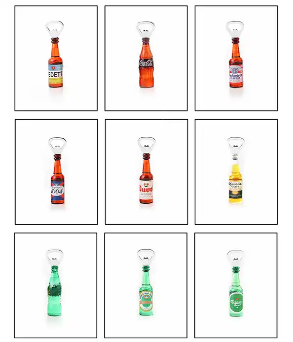 カスタムシェイプのボトルオープナー