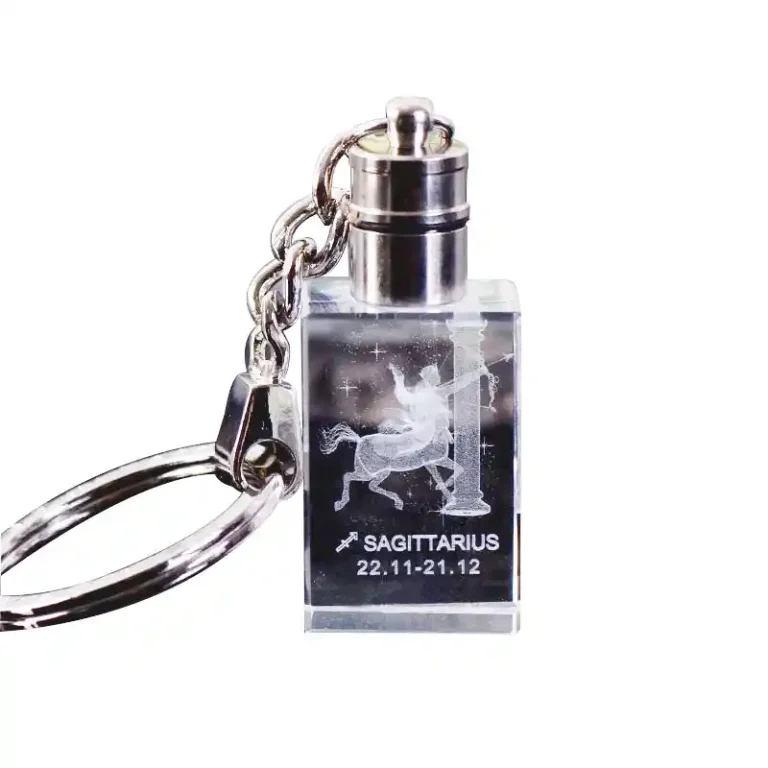 Portachiavi in cristallo LED