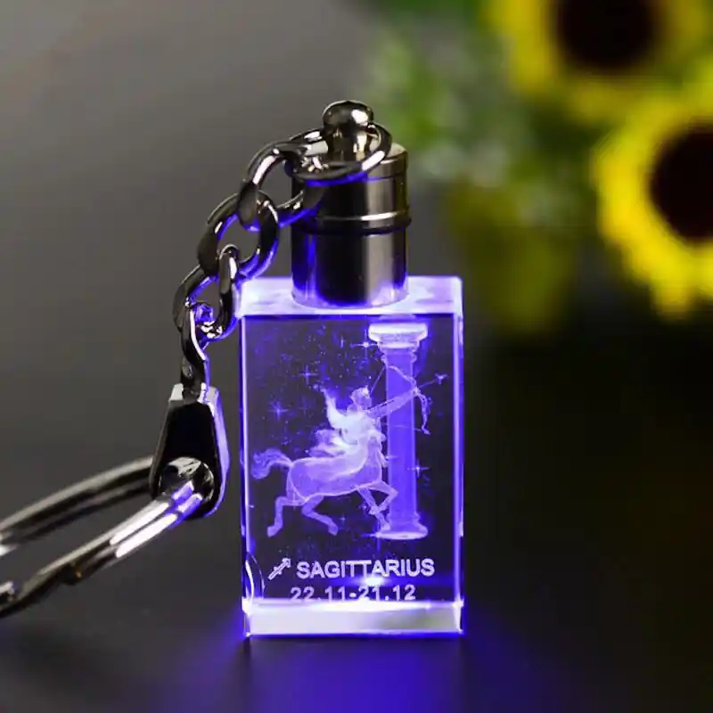 Crystal Led Keychain