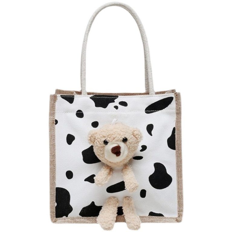 Jüt Çuval Bezi Tote Çanta