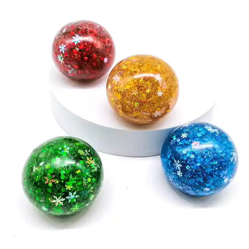 Snowflake Sequins Stress Ball