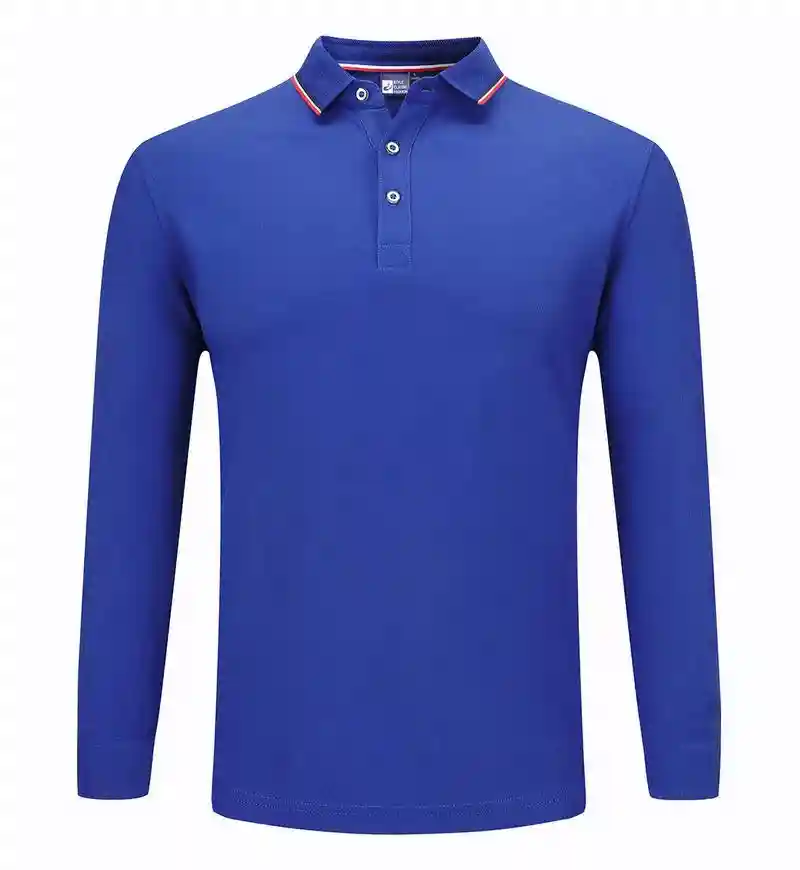 قميص بولو بأكمام طويلة للجنسين مخصص