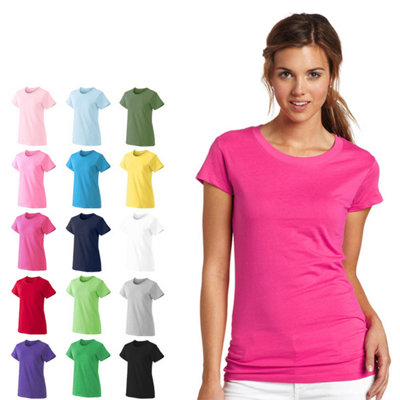 Pure Cotton Women's Short Sleeved T-Shirt