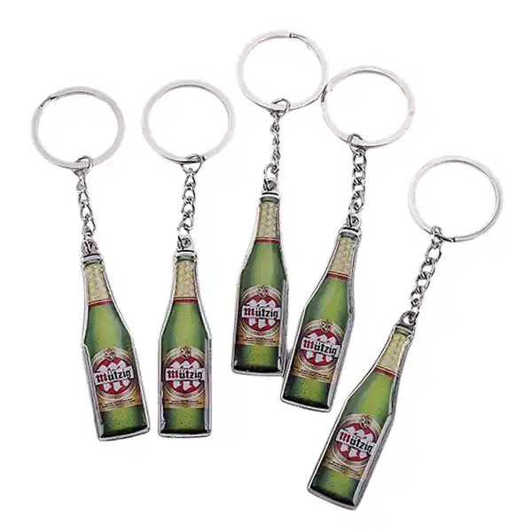 Bottle Shaped Keychain