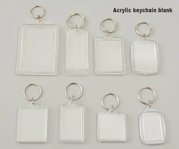 アクリルキーホルダーのブランク