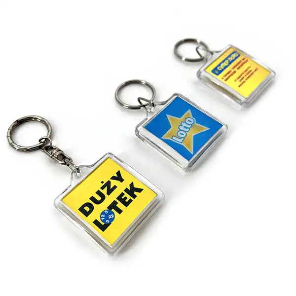 Acrylic Bead Maze Keychain