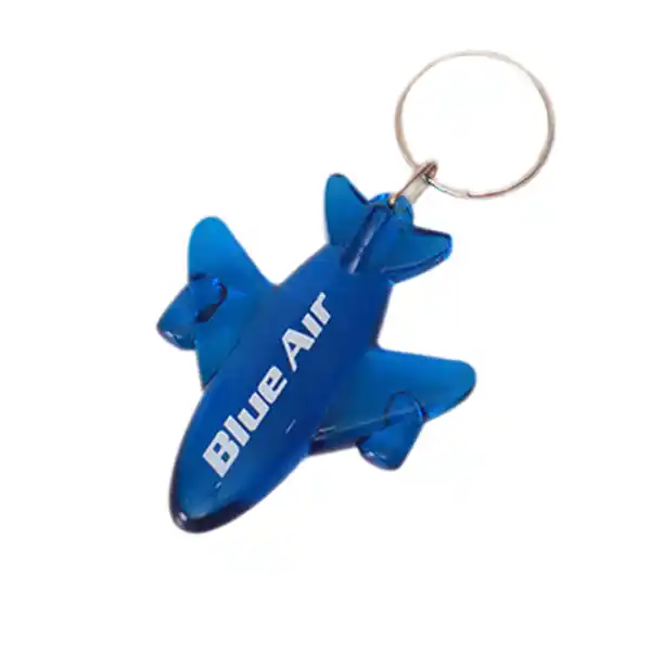 Stereoscopic Aircraft Keychain