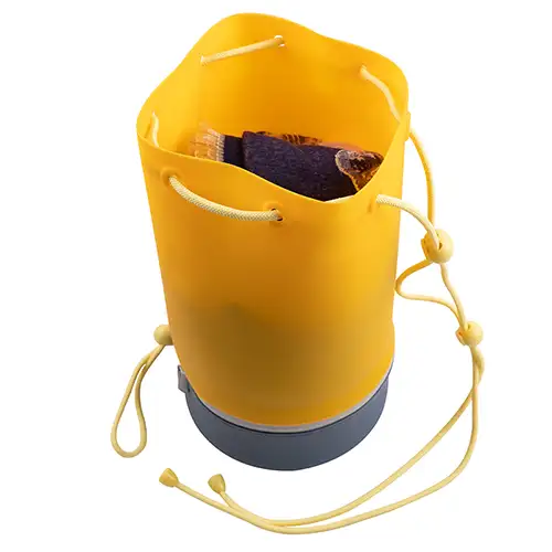 Geantă din silicon cu șnur