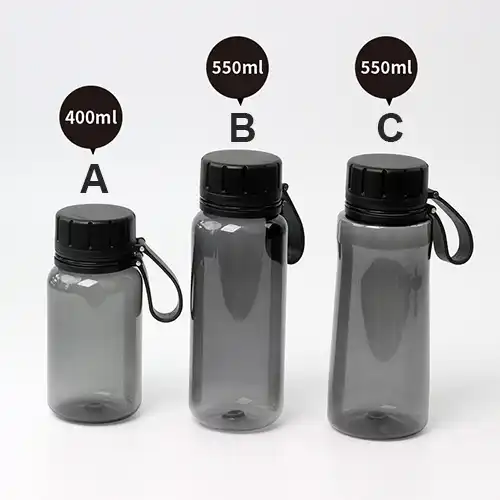 Vatnsflöskur úr plasti