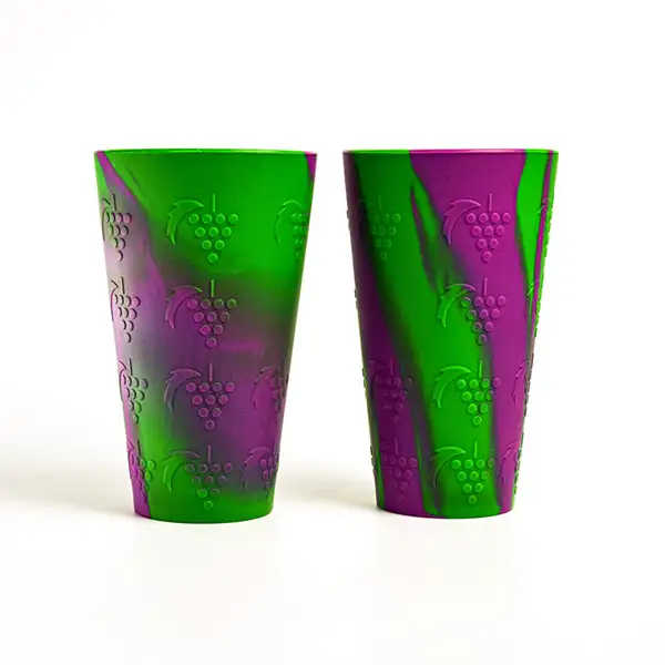 Kísillbolli með upphleyptum drykkjarvatnsbikar