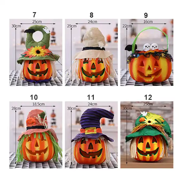 Lumières de citrouilles d'Halloween