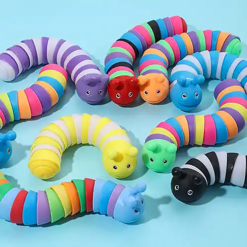 Duyusal Oyuncak Sümüklü Böcek Kıvrımlı