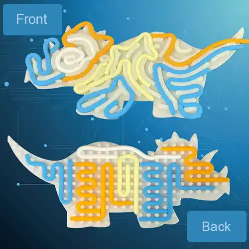 Eğitici Silikon Duyusal Aktivite Panosu