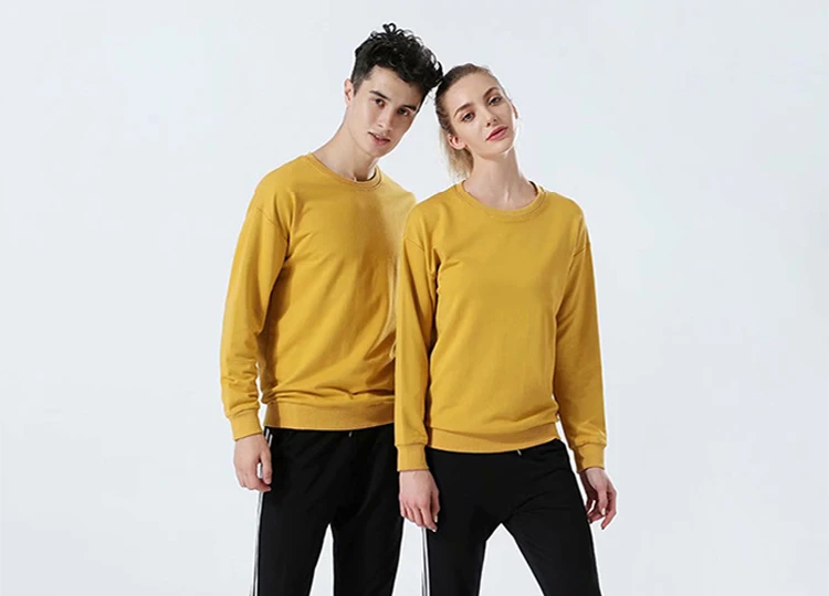 ラウンドネック スウェットシャツ レディース