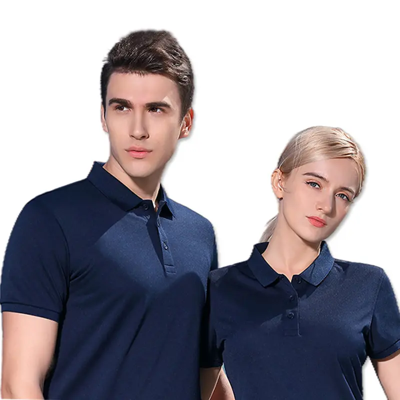 Short Sleeve Polo Shirts Ice Silk Fiber