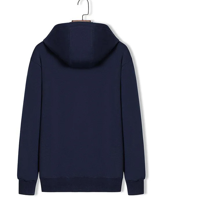 erkek's ağır fermuarlı kapüşonlu