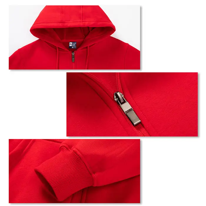 fermuarlı ağır kapüşonlu fermuarlı