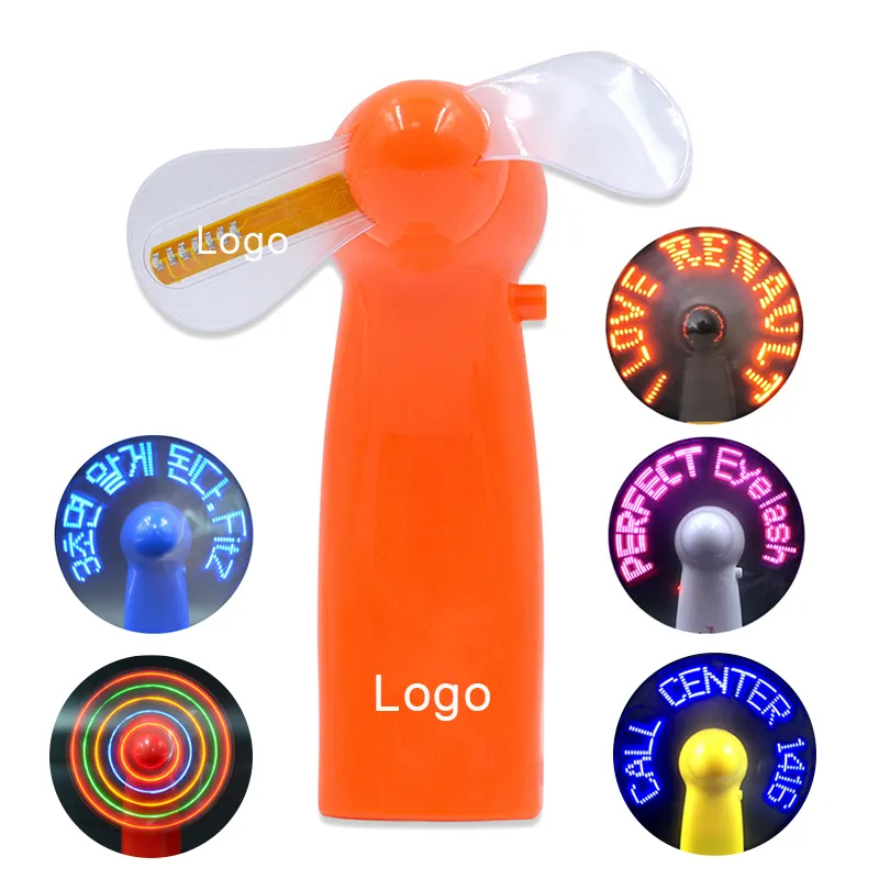 custom led message fans